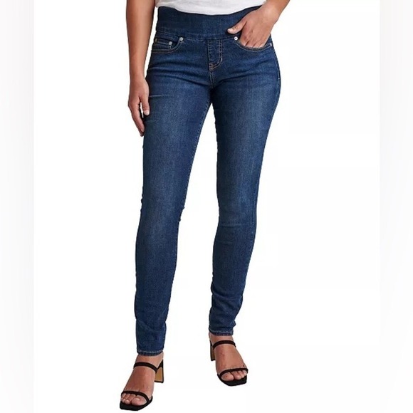 NWT JAG Women's Nora Mid Rise Skinny Pull-On Jeans, size 6 - Picture 1 of 13